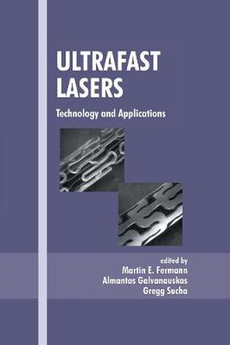 Cover image for Ultrafast Lasers: Technology and Applications