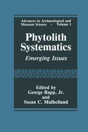 Cover image for Phytolith Systematics: Emerging Issues