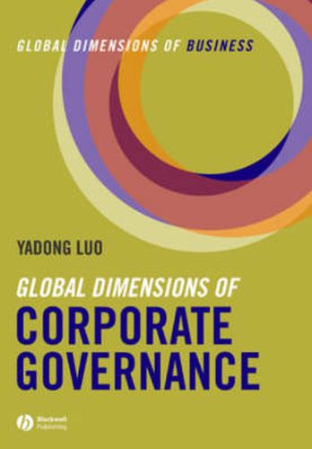 Cover image for Global Dimensions of Corporate Governance