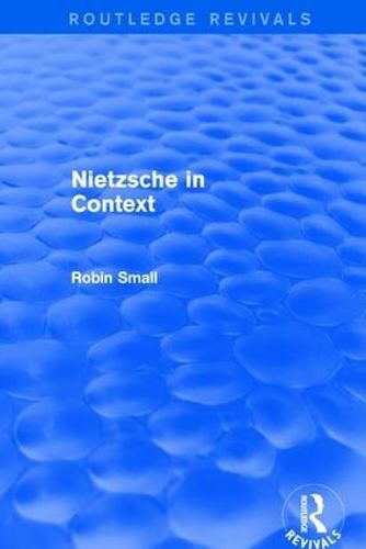 Cover image for Revival: Nietzsche in Context (2001)