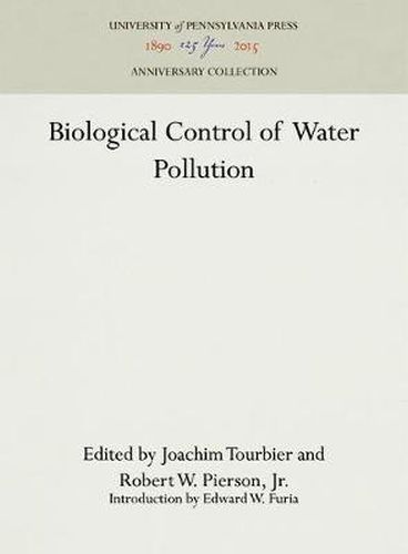 Cover image for Biological Control of Water Pollution