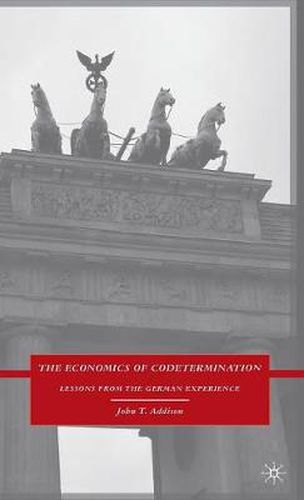 Cover image for The Economics of Codetermination: Lessons from the German Experience