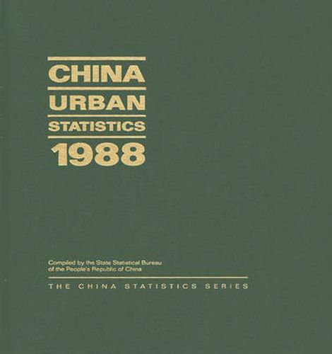 Cover image for China Urban Statistics 1988