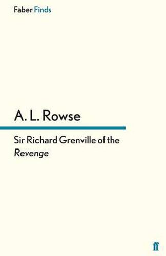 Cover image for Sir Richard Grenville of the Revenge