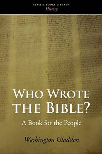 Cover image for Who Wrote the Bible?