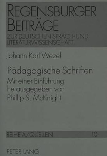 Paedagogische Schriften