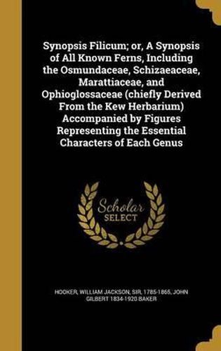 Synopsis Filicum; Or, a Synopsis of All Known Ferns, Including the Osmundaceae, Schizaeaceae, Marattiaceae, and Ophioglossaceae (Chiefly Derived from the Kew Herbarium) Accompanied by Figures Representing the Essential Characters of Each Genus