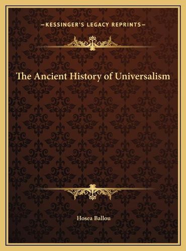 The Ancient History of Universalism