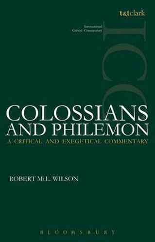 Cover image for Colossians and Philemon (ICC)