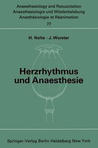 Cover image for Herzrhythmus und Anaesthesie