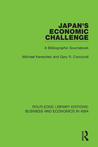 Cover image for Japan's Economic Challenge: A Bibliographic Sourcebook