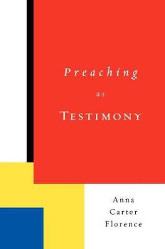 Cover image for Preaching as Testimony