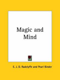 Cover image for Magic and Mind (1932)