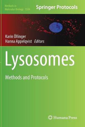 Cover image for Lysosomes: Methods and Protocols