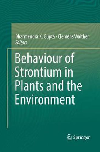 Cover image for Behaviour of Strontium in Plants and the Environment