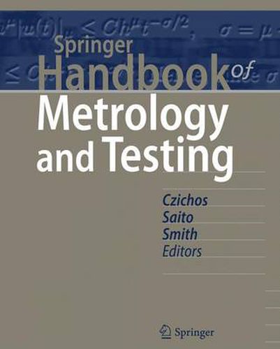 Cover image for Springer Handbook of Metrology and Testing
