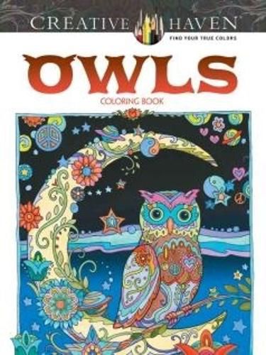 Cover image for Creative Haven Owls Coloring Book