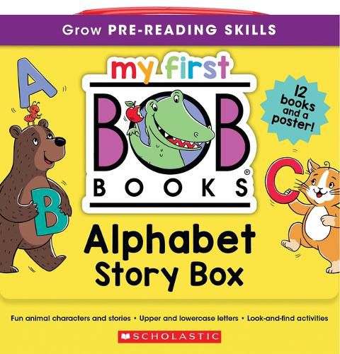 Cover image for My First Bob Books - Alphabet Story Box Phonics, Letter Sounds, Ages 3 and Up, Pre-K (Reading Readiness)