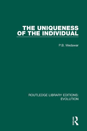 Cover image for The Uniqueness of the Individual