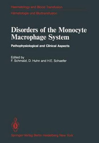 Cover image for Disorders of the Monocyte Macrophage System: Pathophysiological and Clinical Aspects