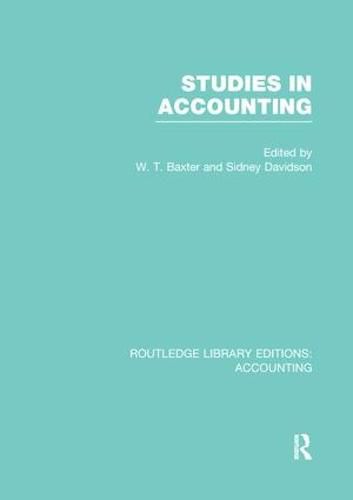 Cover image for Studies in Accounting