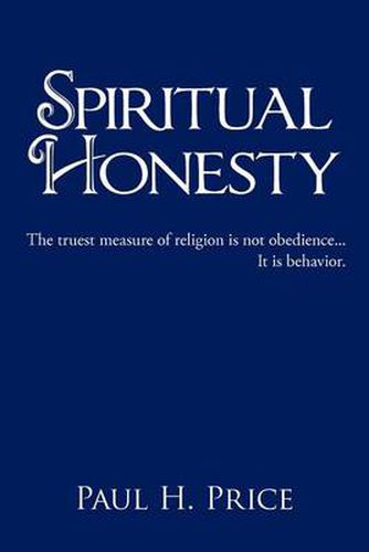 Cover image for Spiritual Honesty