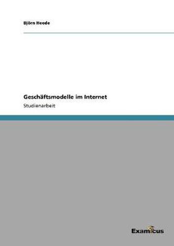 Cover image for Geschaftsmodelle im Internet