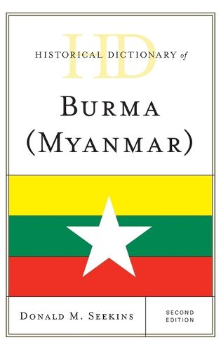Cover image for Historical Dictionary of Burma (Myanmar)