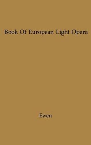 The Book of European Light Opera