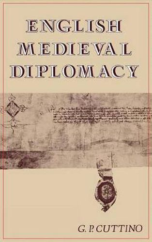 Cover image for English Medieval Diplomacy