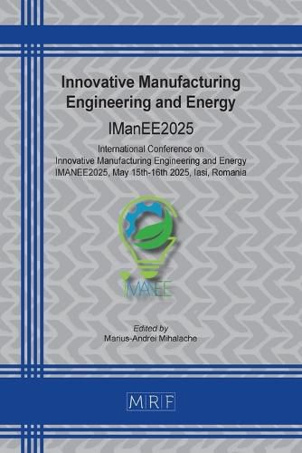Cover image for Innovative Manufacturing Engineering and Energy