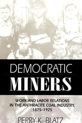 Cover image for Democratic Miners: Work and Labor Relations in the Anthracite Coal Industry, 1875-1925