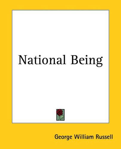 Cover image for National Being