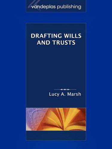 Cover image for Drafting Wills and Trusts