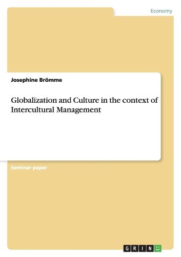 Cover image for Globalization and Culture in the context of Intercultural Management