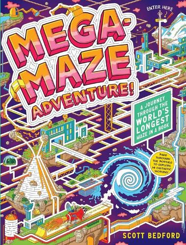 Cover image for Mega-Maze Adventure!: A Journey Through the World's Longest Maze in a Book