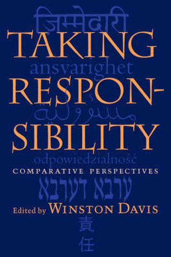 Cover image for Taking Responsibility: Comparative Perspectives