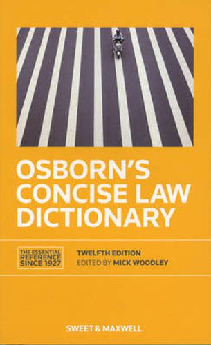 Cover image for Osborn's Concise Law Dictionary