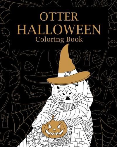 Cover image for Otter Halloween Coloring Book