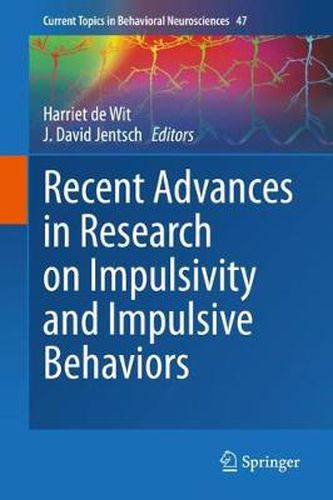 Cover image for Recent Advances in Research on Impulsivity and Impulsive Behaviors