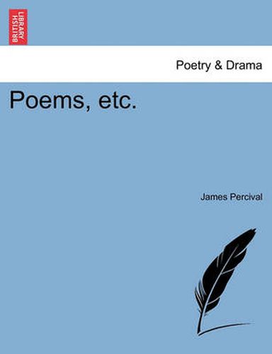 Cover image for Poems, Etc.