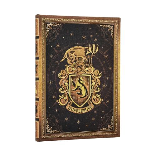 Cover image for Hufflepuff Journal (Harry Potter Collection) Midi Custom Lined (Elastic Band Closure)