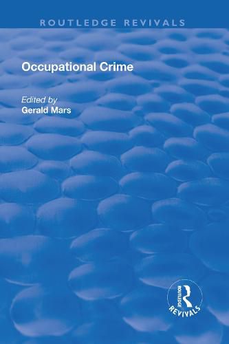 Cover image for Occupational Crime