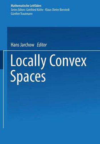 Cover image for Locally Convex Spaces