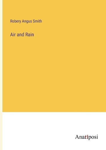 Cover image for Air and Rain