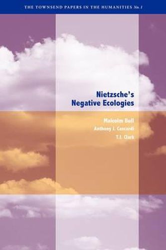 Cover image for Nietzsche's Negative Ecologies