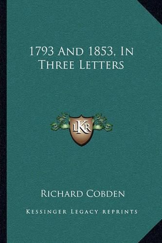 1793 and 1853, in Three Letters