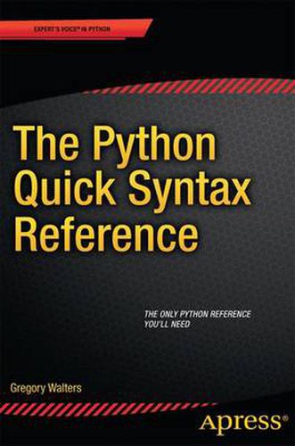 Cover image for The Python Quick Syntax Reference