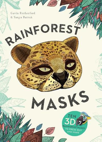 Cover image for Rainforest Masks: Ten 3D Rainforest Masks to Press Out and Make