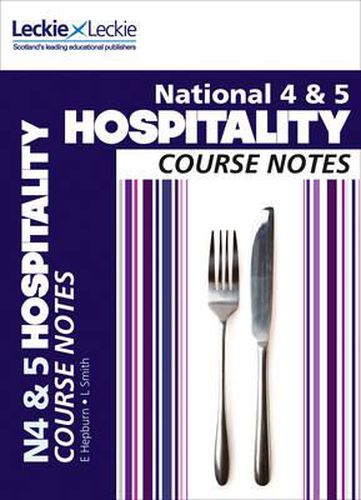 Cover image for National 4/5 Hospitality Course Notes